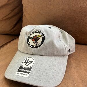 NEW Baltimore Orioles 47 Brand Hat Grey One Size